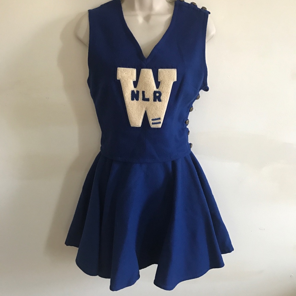 Vintage Cheer Uniform - Small XS Wool